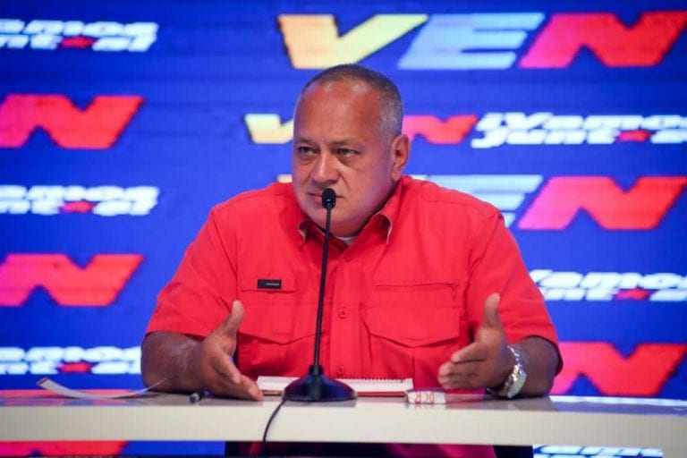 Diosdado Cabello se mostró «satisfecho» con participación de venezolanos