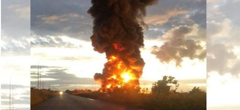 Fuga de gas en Punta de Mata trancó carretera oeste de Monagas