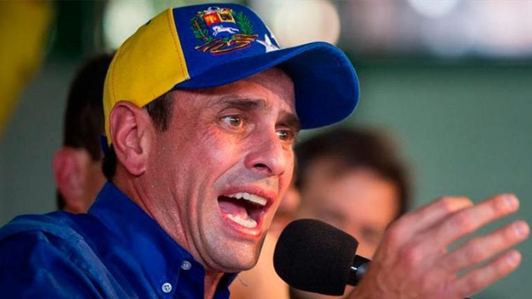 Henrique Capriles: «La oposición hoy no tiene un líder»