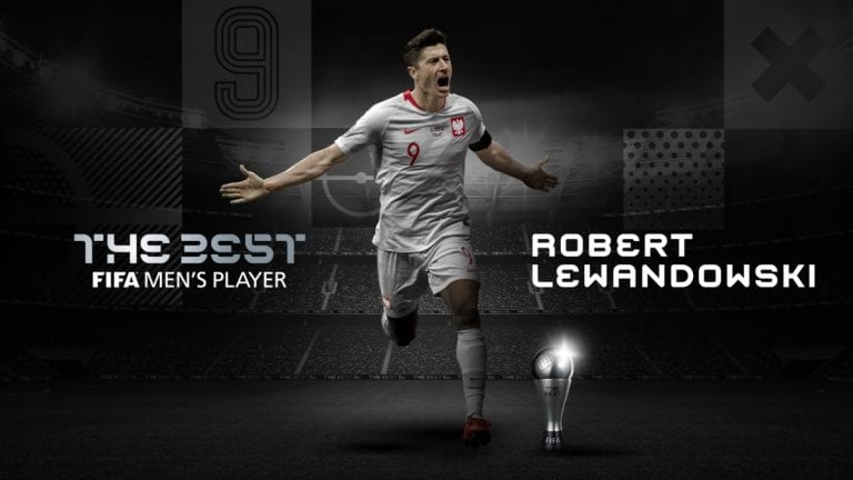Robert Lewandowski se llevó el premio The Best al Mejor Jugador del Año