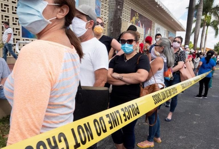 Florida registra más de 7 mil nuevos casos de coronavirus