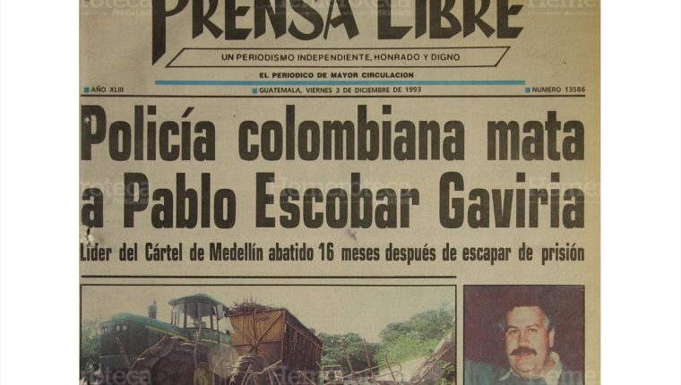 La muerte de Pablo Escobar Gaviria - La muerte de Pablo Escobar