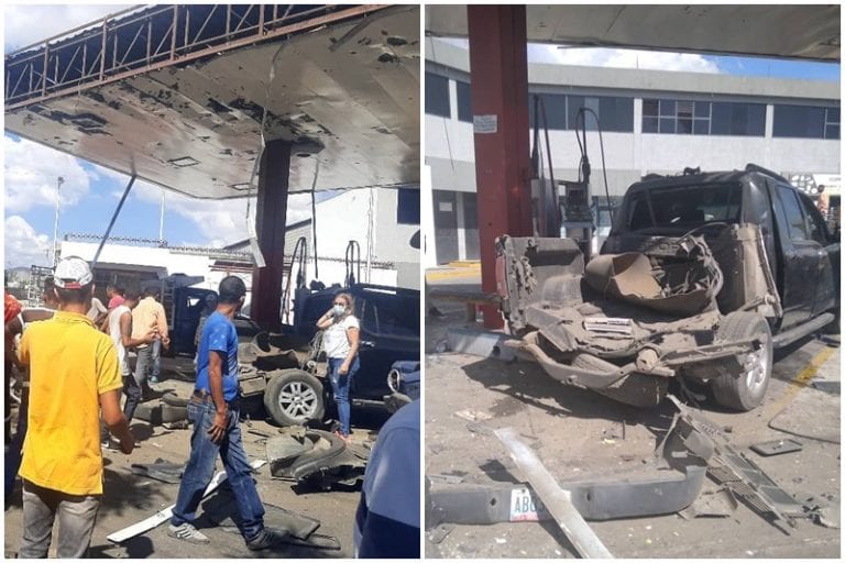 Reportaron explosión de camioneta mientras surtía gas en Barquisimeto