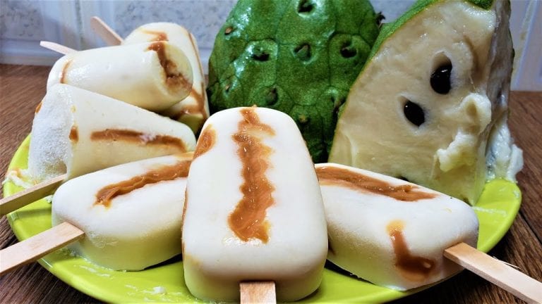 ¡Exótico! Aprende a preparar un helado de guanábana y sorprenderá a la familia