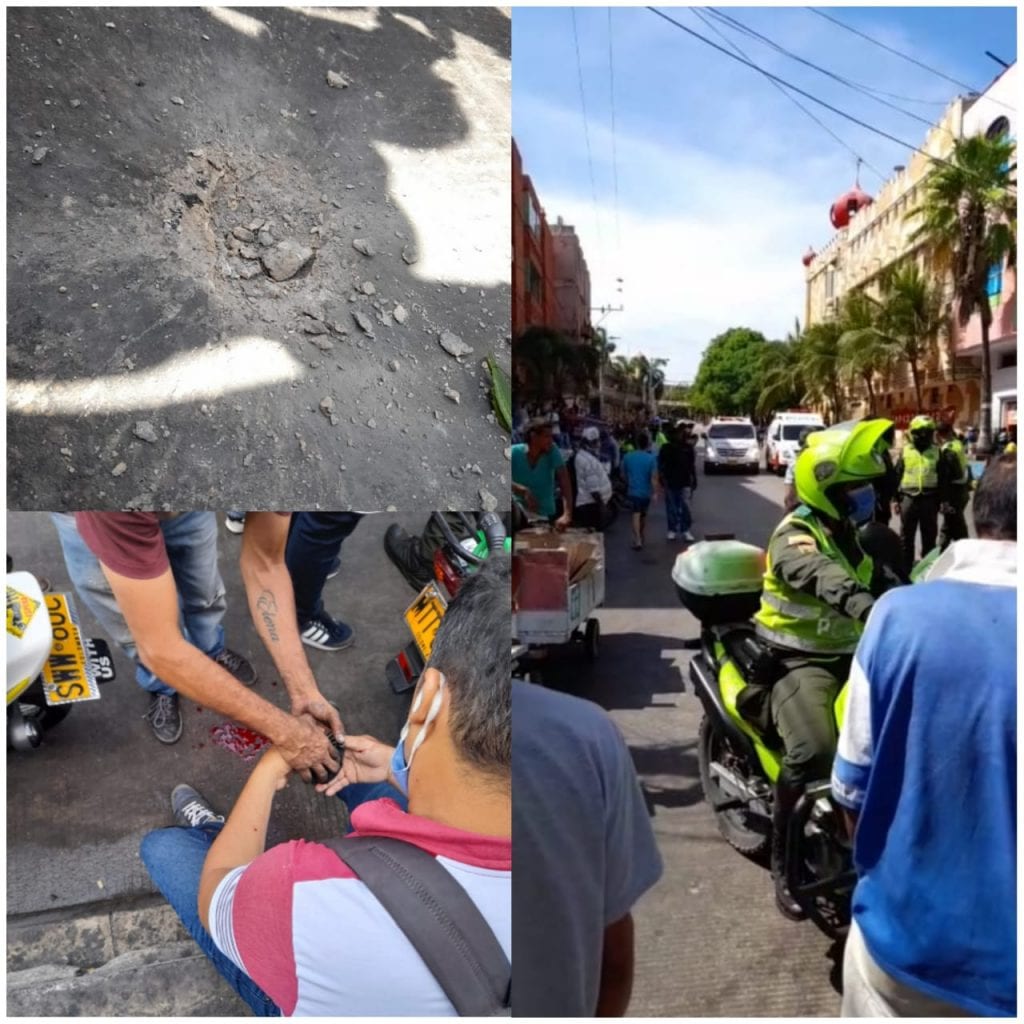 Atentado con granada en centro de Barranquilla 