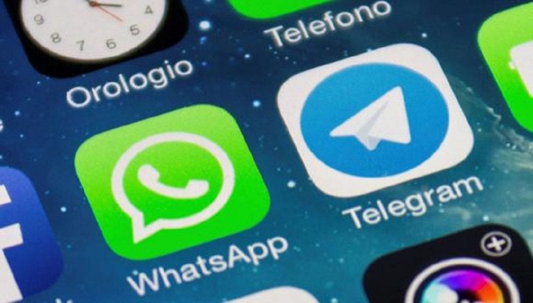 Telegram y WhatsApp - elegram y WhatsApp