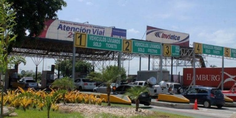 Anuncian nuevo incremento de las tarifas de peajes en Carabobo