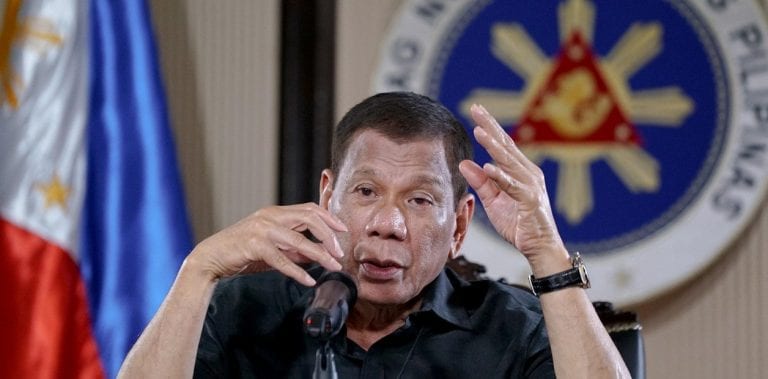 Rodrigo Duterte afirmó que la presidencia de Filipinas no es para mujeres