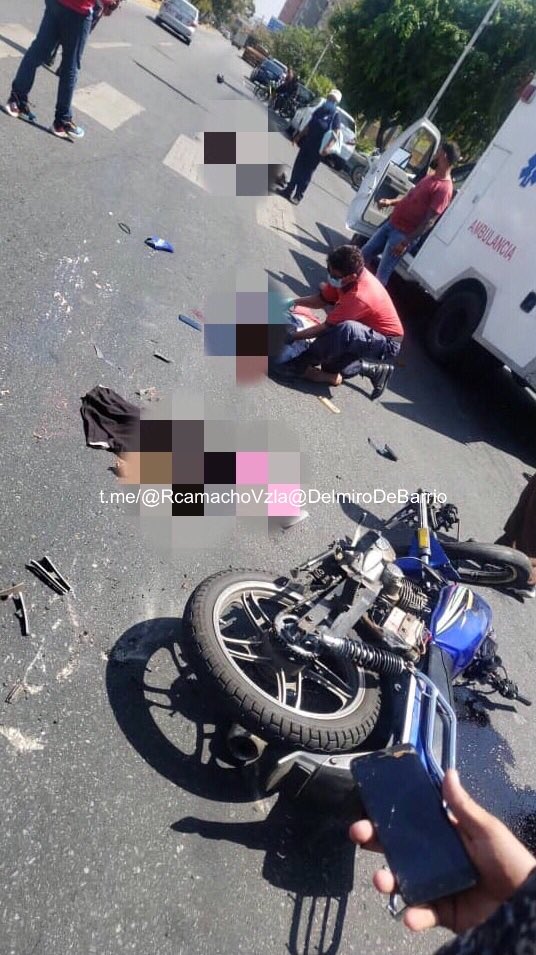Niña murió en aparatoso accidente de tránsito en Maracay (+fotos)