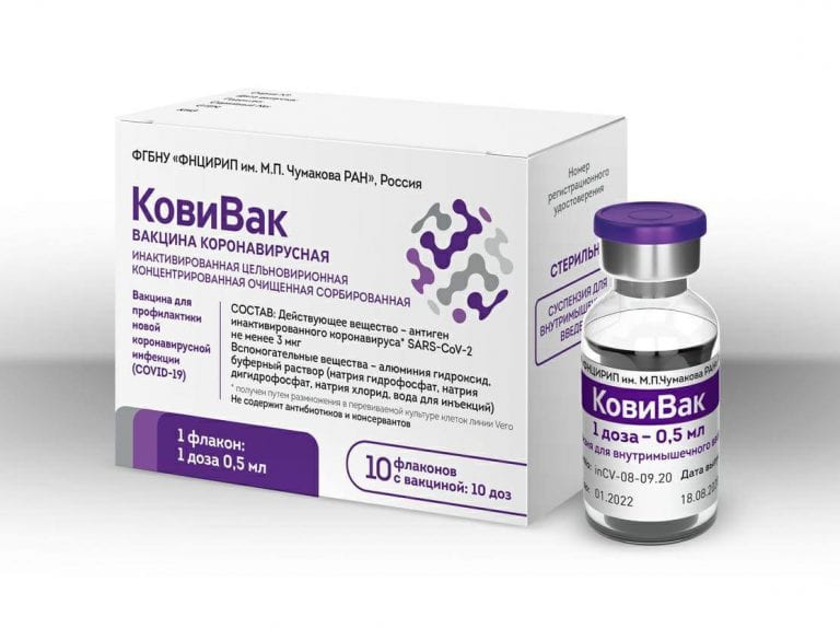 Rusia registró su tercera vacuna contra el Covid-19, CoviVac