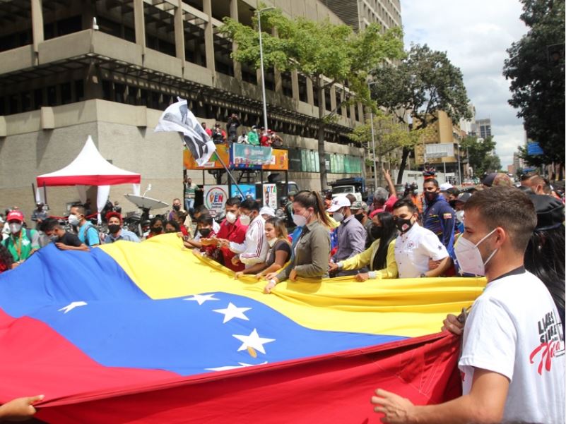 Juventud chavista marchó en Caracas - 3