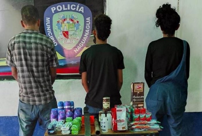 Detenidas tres persona por hurto de comercios en Naguanagua