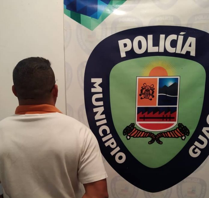 Detenido sujeto en Guacara