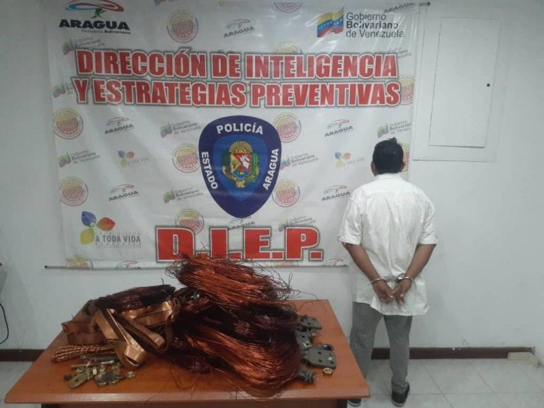 Desmantelan banda dedicada al hurto de material estratégico en UCV-Maracay