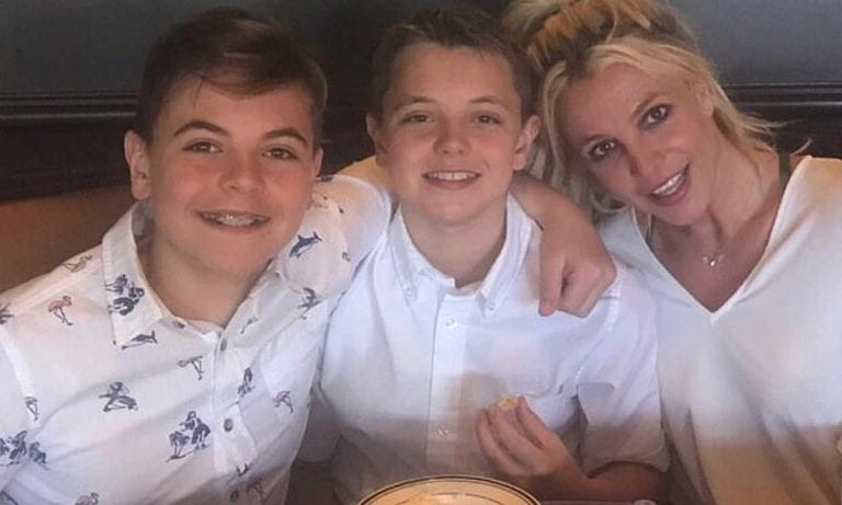 ¡Wao! Así están los hijos de Britney Spears y ella los exhibió con orgullo