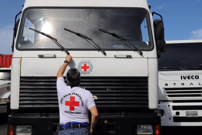 Cruz Roja Venezolana recibe un nuevo cargamento de ayuda