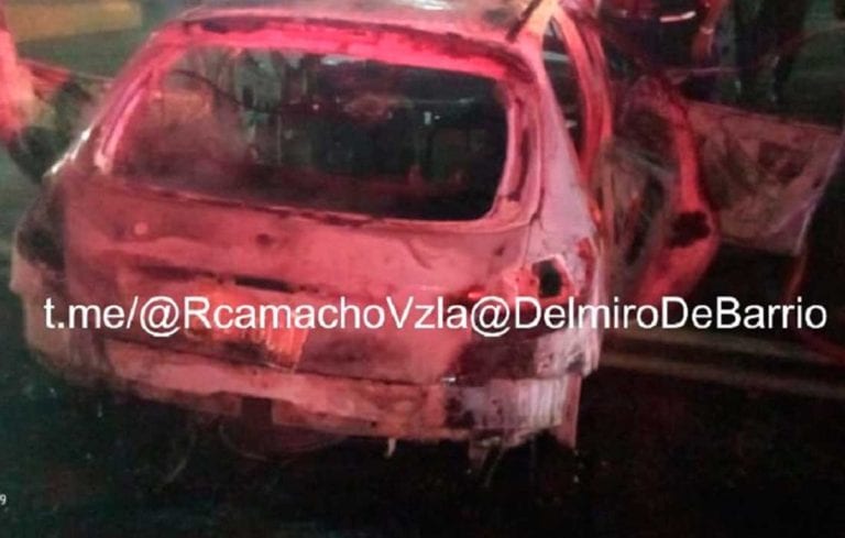Se incendió un vehículo dentro del túnel de Boquerón I