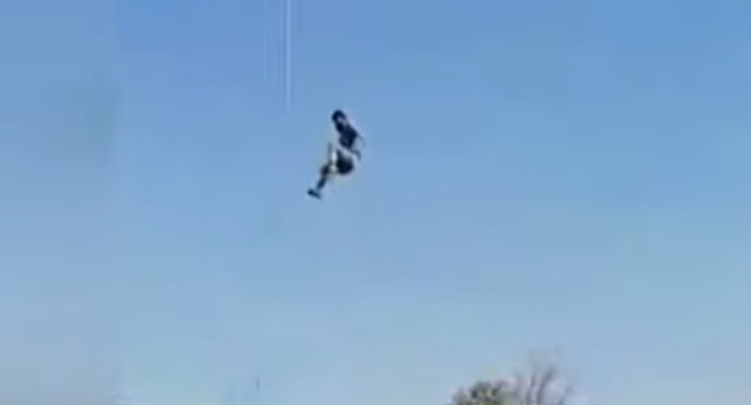 Pasó el susto de su vida en un globo en México (VÍDEO)