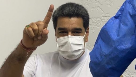 Nicolás Maduro se vacunó contra el COVID 19