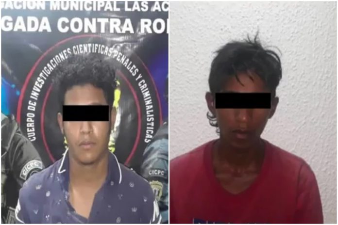 Capturados dos sujetos dedicados al robo en Tocuyito y Naguanagua