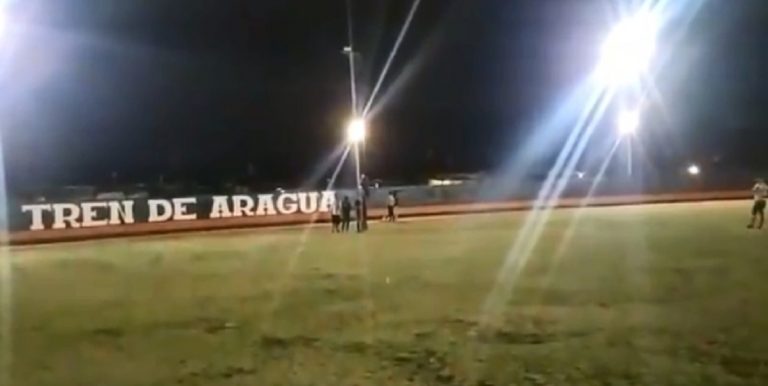 Difunden video del Tren de Aragua ahora con un estadio de béisbol