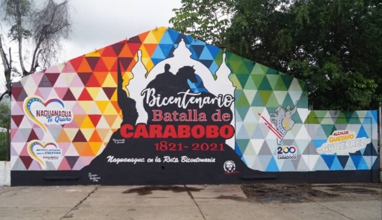 Alcalde Gustavo Gutiérrez impulsa en Naguanagua pinta de murales alusivos a la Batalla de Carabobo