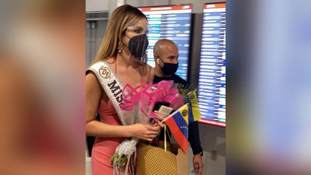 Así recibieron a la Miss Venezuela