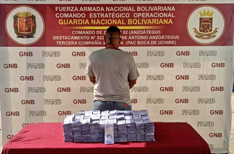 GNB incautó casi 14 millardos de bolívares a un hombre en Anzoátegui