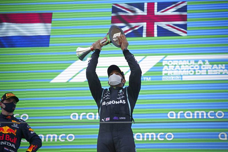 Hamilton gana el Gran Premio de España