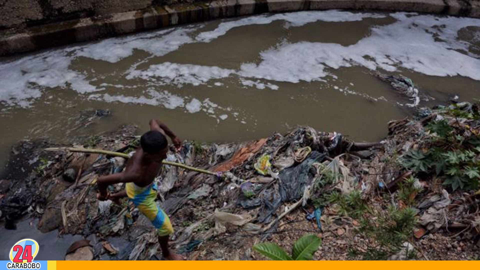 Mineros en el Río Guaire - Mineros en el Río Guaire