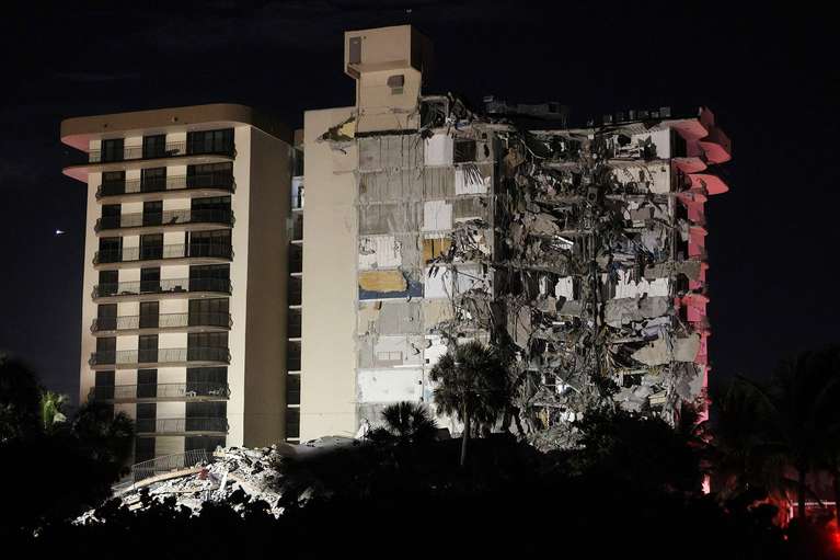Colapso parcial de edificio en Miami Beach - Colapso parcial de edificio en Miami Beach