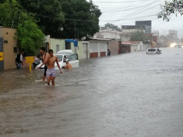Anegadas quedaron familias al norte de Barquisimeto