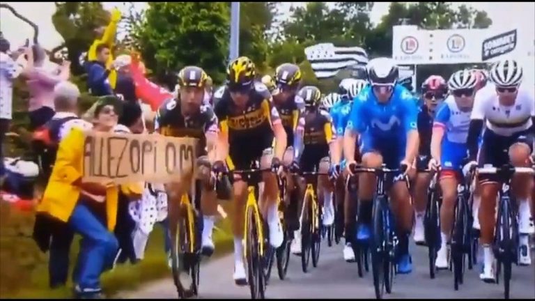 Investigan accidente masivo en Tour de Francia tras polémico mensaje de fanática