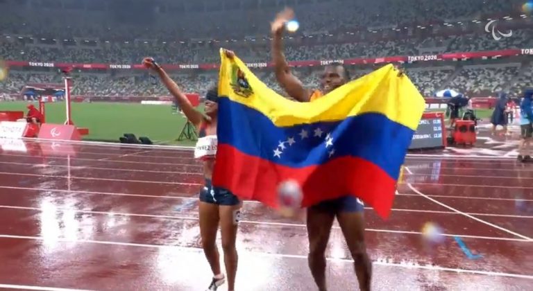 Venezuela logra dos de oro, plata y bronce el atletismo de los Paralímpicos de Tokio 2020