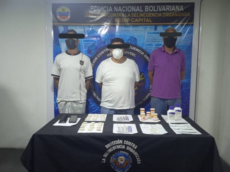 PNB detuvo a tres sujetos por posesión de cocaína en Tanaguarena