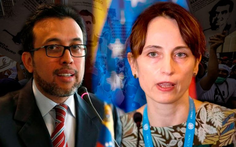 Embajador ante la ONU Hector Rosales y relatora Alena Douhan abordan el  caso de Alex Saab