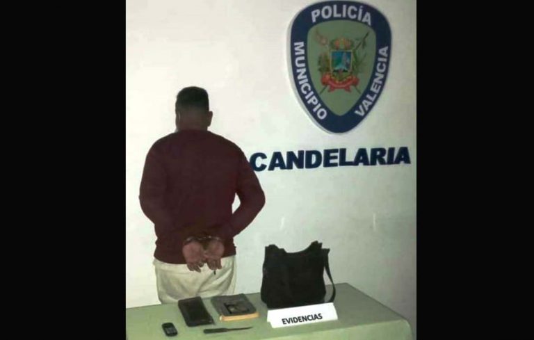 Arrestan a hombre por robar a una mujer en la avenida Lara, Valencia