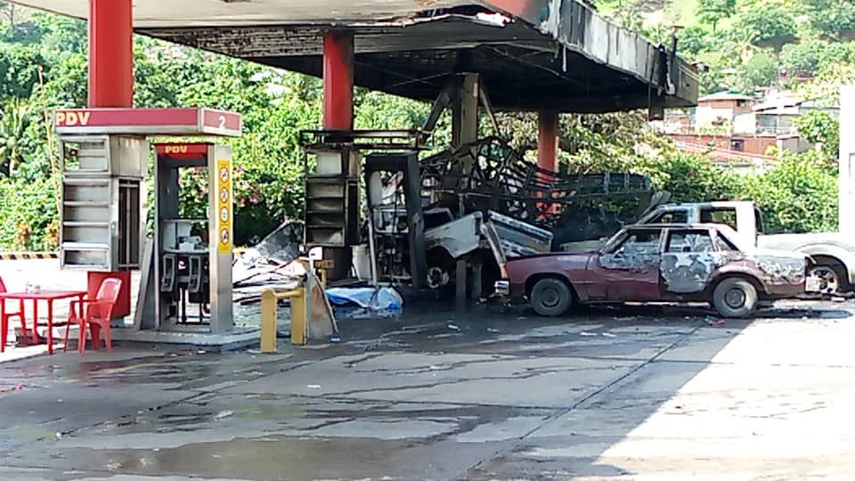 Anzoátegui Explosión de un automóvil a gas dejó un fallecido y ocho heridos