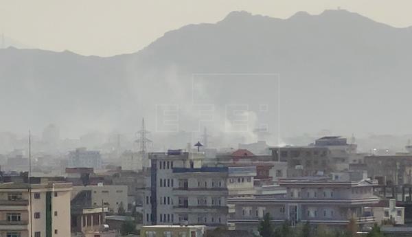 Talibanes explosión causada por cohete
