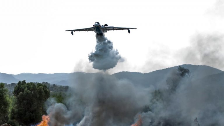 Avión contra incendios se estrelló en Turquía