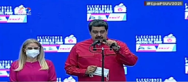 Nicolás Maduro y Cilia Flores votaron en primarias del Psuv
