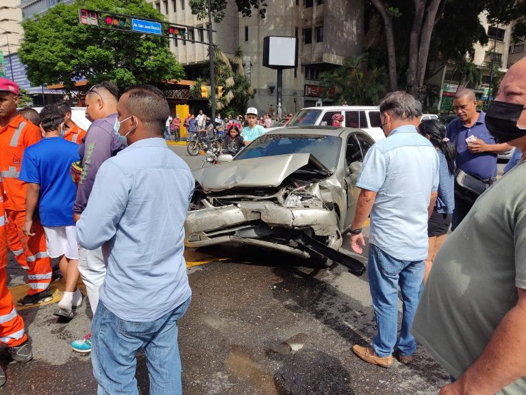 Accidente de tránsito en Altamira deja dos personas heridas