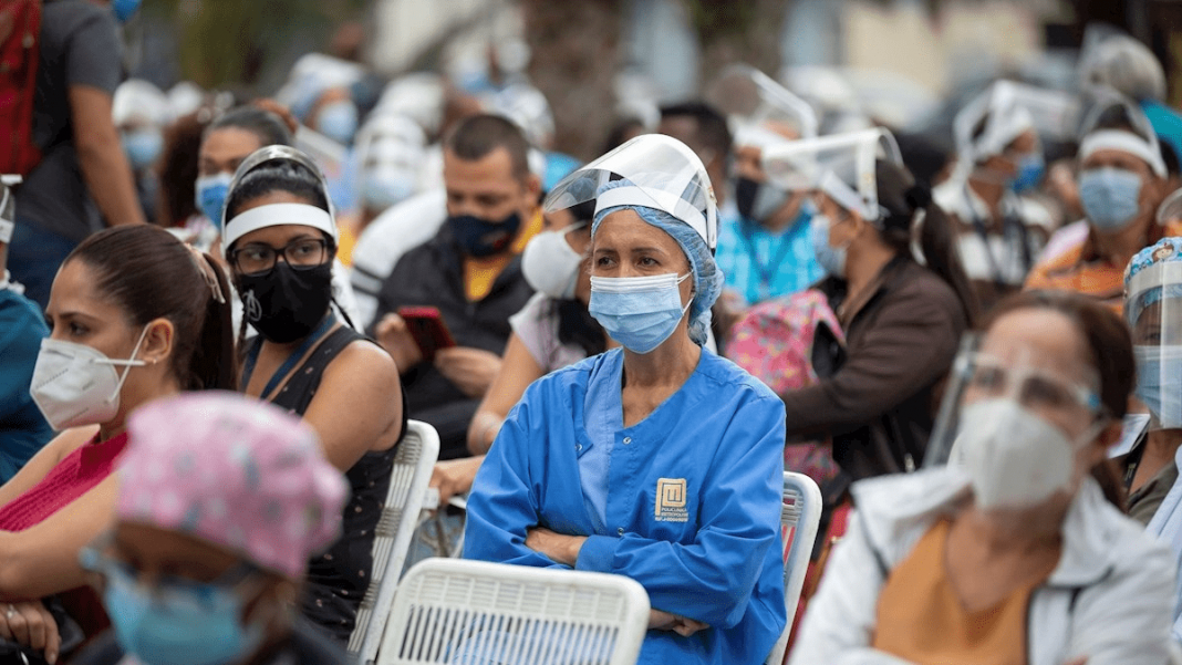Incremento de contagios de Covid-19 en la Gran Caracas