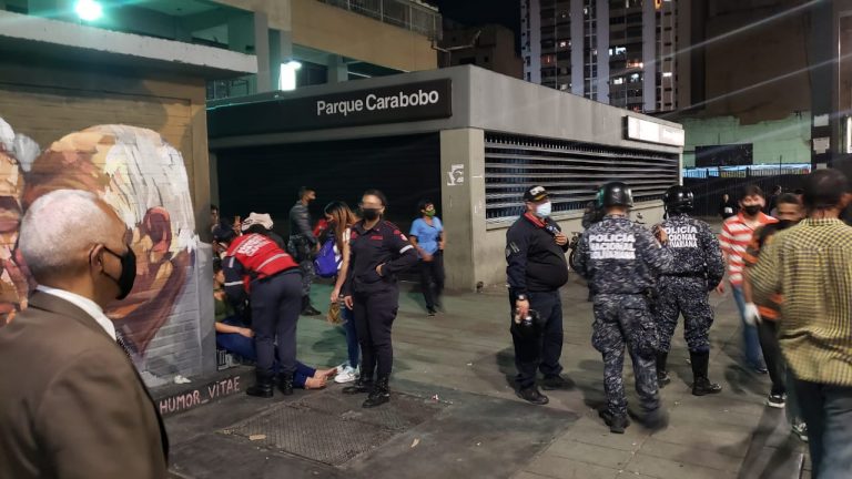 Por esta razón desalojaron estación Parque Carabobo del Metro de Caracas