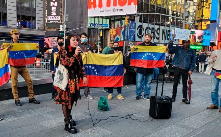 Activistas en apoyo a Alex Saab realizan manifestaciones en calles de EE.UU
