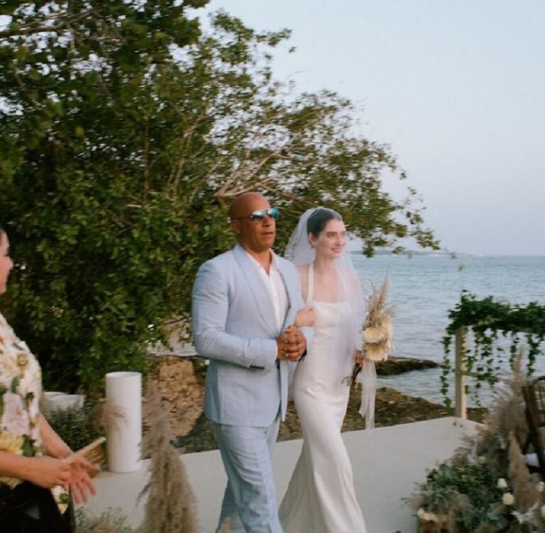 Hija de Paul Walker se casó y Vin Diesel la acompañó hasta el altar