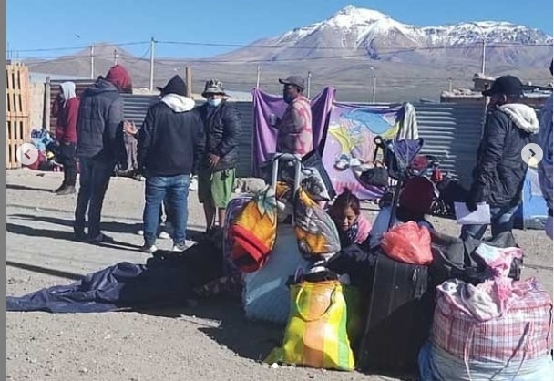 El paso de la frontera de Chile - El paso de la frontera de Chile