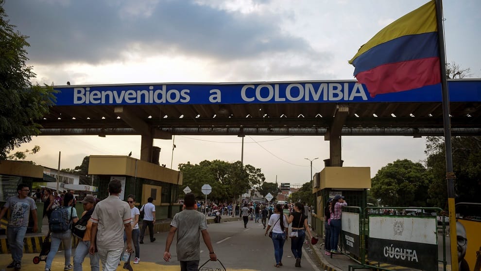 cierre de fronteras en Colombia