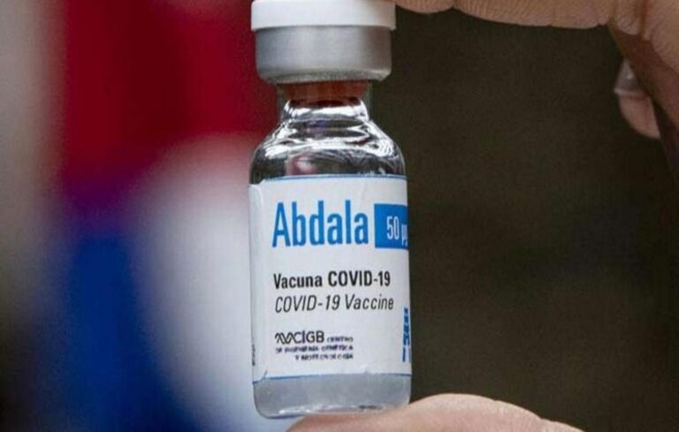 Venezuela recibió 1,5 millones de dosis de la vacuna cubana Abdala