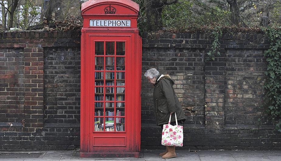 Cabina telefónica en Inglaterra - Cabina telefónica en Inglaterra